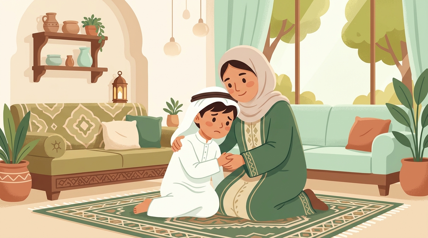 دليل التعامل مع القلق عند الأطفال — بالعلم والإيمان