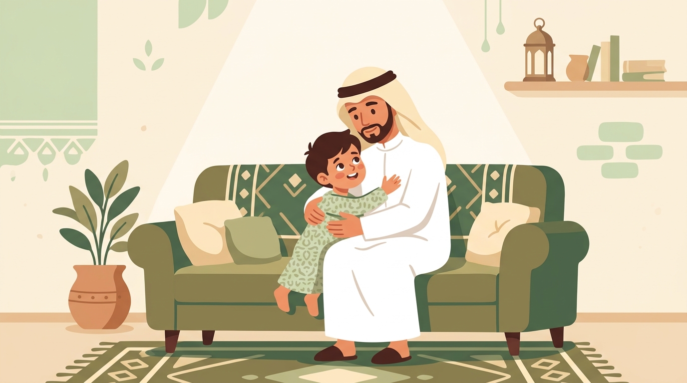 دليل التعامل مع مخاوف الأطفال — بالأذكار والعلم