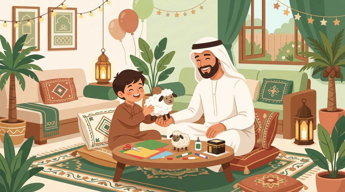 أنشطة عيد الأضحى للأطفال — أفكار تجمع المتعة والمعنى الإسلامي