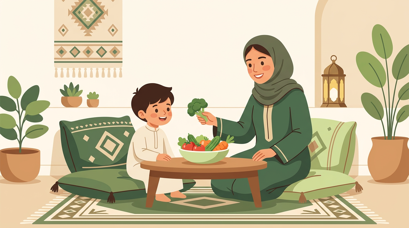 تغذية الأطفال الصحية — دليل سعودي عملي