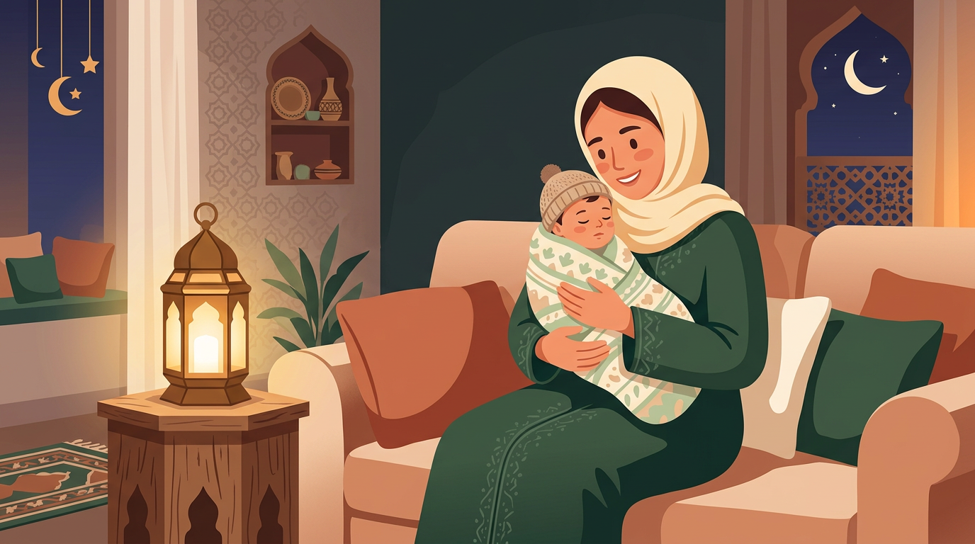 نوم الطفل في رمضان