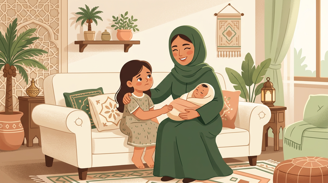 الغيرة بين الأطفال — دليل التعامل مع غيرة الطفل من المولود الجديد