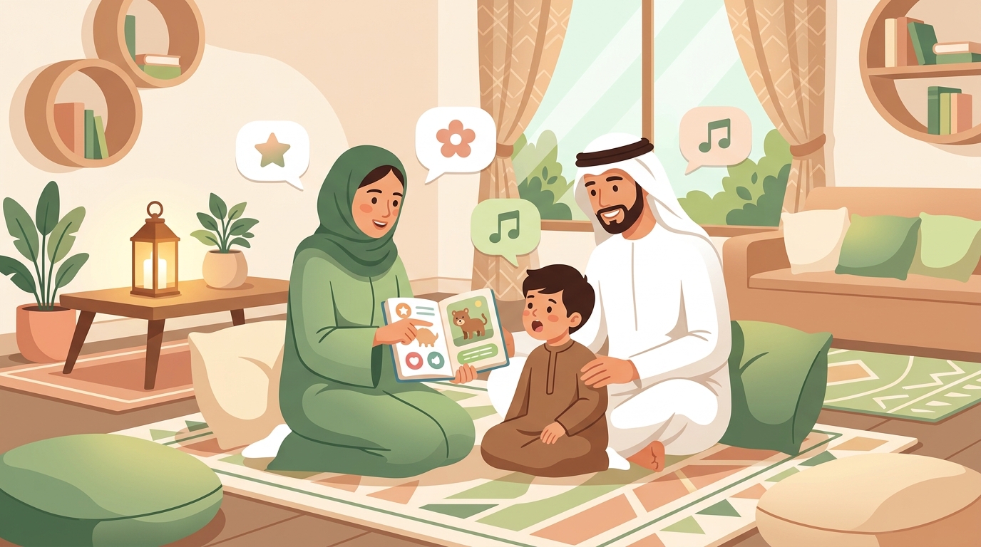 تأخر الكلام عند الأطفال — دليل شامل للأم