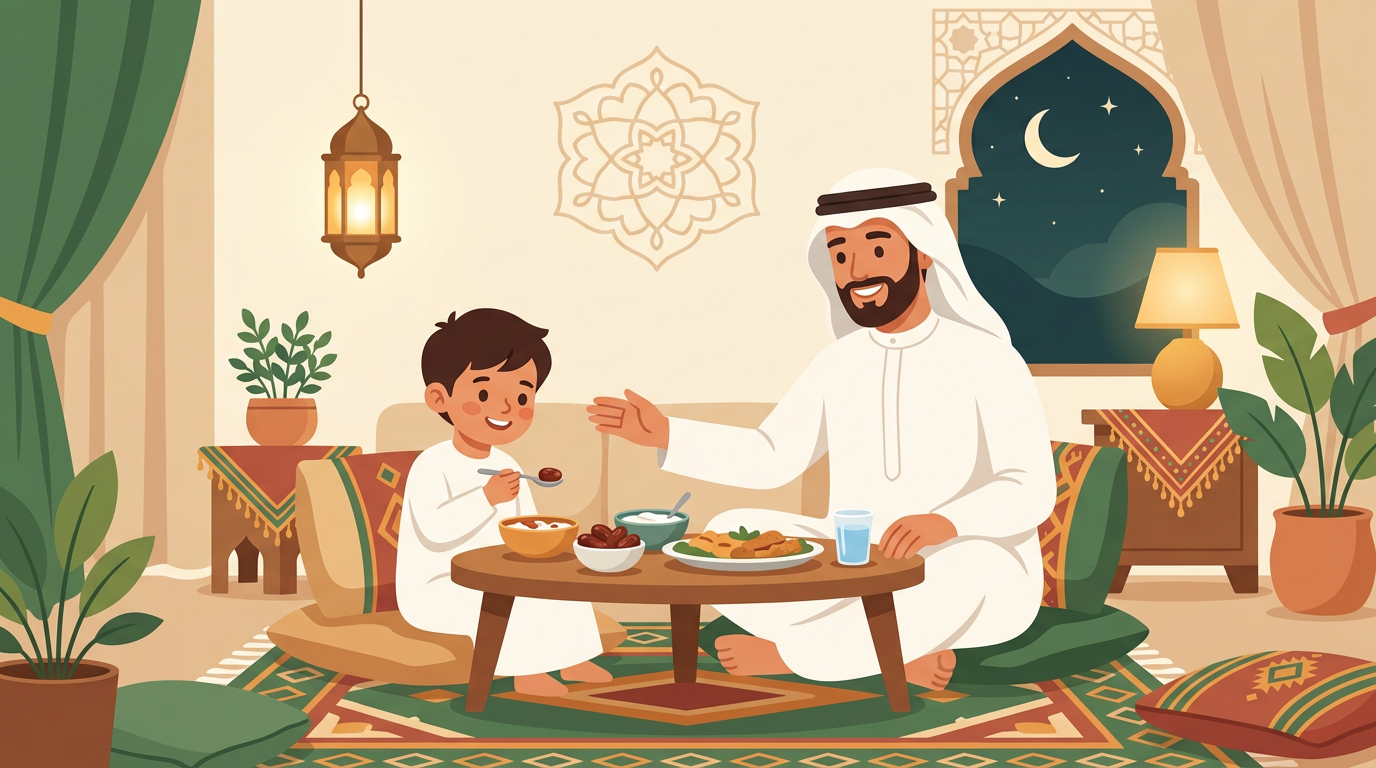 متى يصوم طفلي